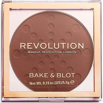 Belleza Mujer Colorete & polvos Makeup Revolution Polvo de horneado y acabado Bake & Blot Marrón