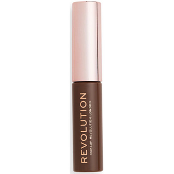 Belleza Mujer Perfiladores cejas Makeup Revolution Brow Gel - Medium Brown - Medium Brown Marrón