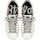Zapatos Mujer Deportivas Moda P448 JOHNRE-W-FLORAL Blanco