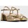 Zapatos Mujer Zapatos de tacón Wonders Zaida G-6801 Oro Oro