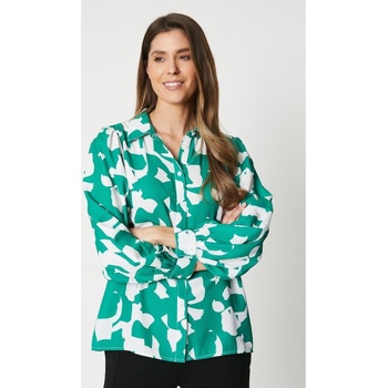 textil Mujer Camisas Principles DH6750 Verde