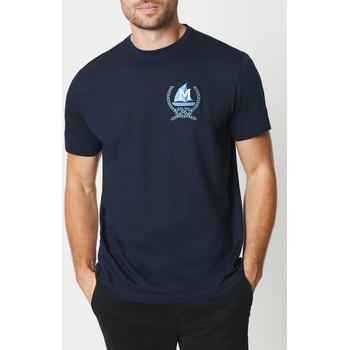 textil Hombre Camisetas manga larga Maine DH6752 Azul
