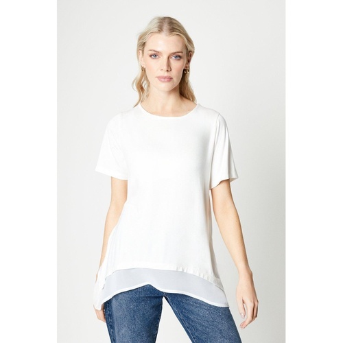 textil Mujer Camisetas manga larga Principles DH6792 Blanco