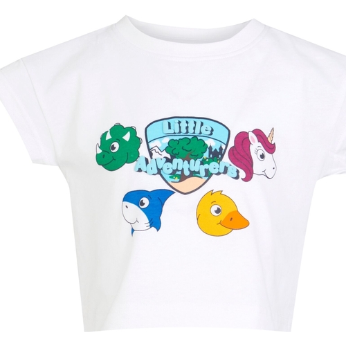 textil Niños Camisetas manga corta Regatta Little Adventurers Blanco