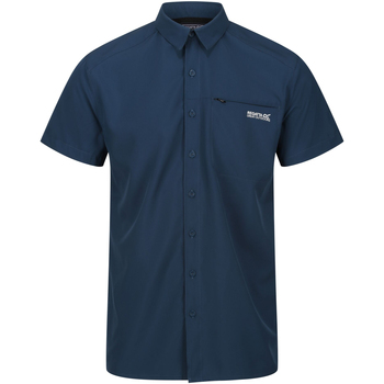 textil Hombre Camisas manga larga Regatta RG5060 Azul