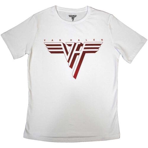 textil Mujer Camisetas manga larga Van Halen Classic Blanco