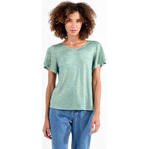textil Mujer Tops y Camisetas Molly Bracken P1677CE-EMERALD GREEN Verde