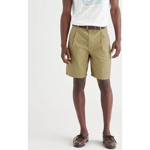 textil Hombre Shorts / Bermudas Dockers A7546 0001 OROGINAL PLEATED-0000 HARVEST GOLD Beige