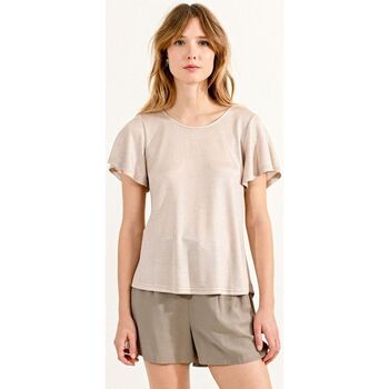 textil Mujer Tops y Camisetas Molly Bracken P1677CE-BEIGE Beige