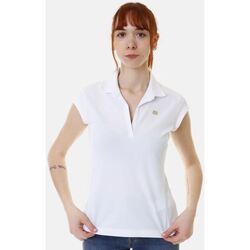 textil Mujer Camisetas manga corta Emporio Armani EA7 POLO  MUJER Blanco