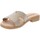 Zapatos Mujer Pantuflas Valleverde VV-55400 Beige
