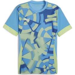 textil Hombre Camisas manga corta Puma IndividualGOAL Graphic Jersey Azul
