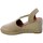 Zapatos Mujer Sandalias Viguera Sandalo Espadrillas Donna Beige 1824/24 Beige
