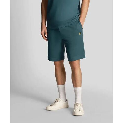 textil Hombre Shorts / Bermudas Lyle & Scott ML414VOG SWEAT SHORT-W746 MALACHITE GREEN Verde