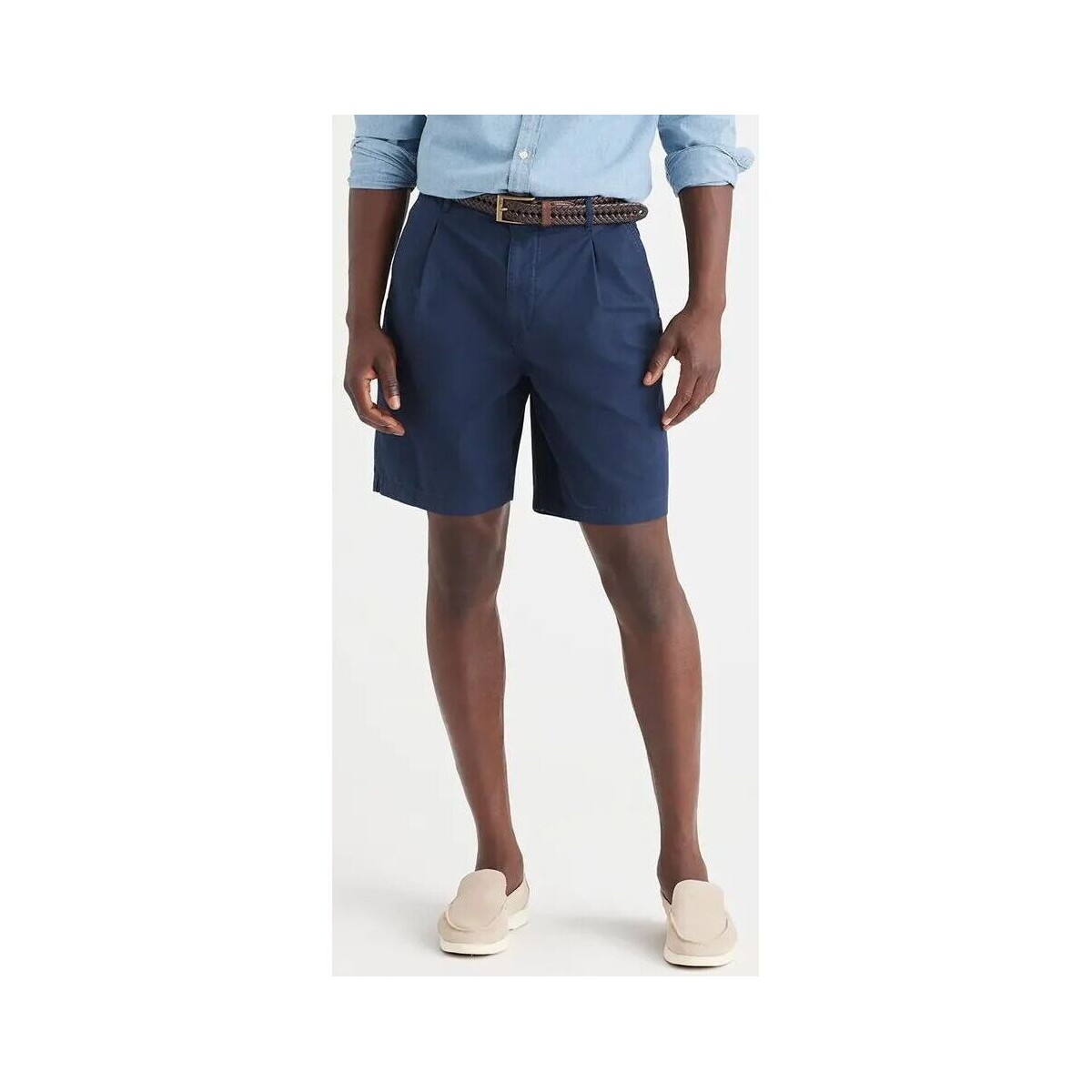 textil Hombre Shorts / Bermudas Dockers A7546 0001 OROGINAL PLEATED-0001 NAVY Azul