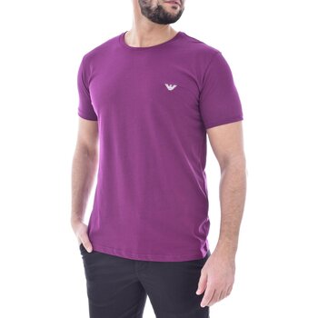 textil Hombre Camisetas manga corta Emporio Armani 211818 4R482 - Hombres Violeta