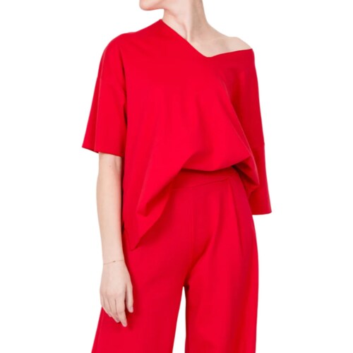 textil Mujer Polos manga larga Vicolo TB0907 Rojo