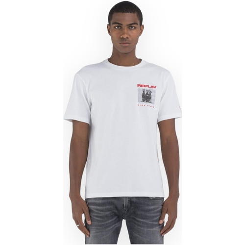 textil Hombre Tops y Camisetas Replay M676600022662 001 Blanco