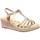 Zapatos Mujer Sandalias Pitillos 5504 Oro
