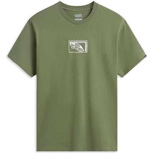 textil Hombre Camisetas manga corta Vans VN000G5NAMB1 Verde