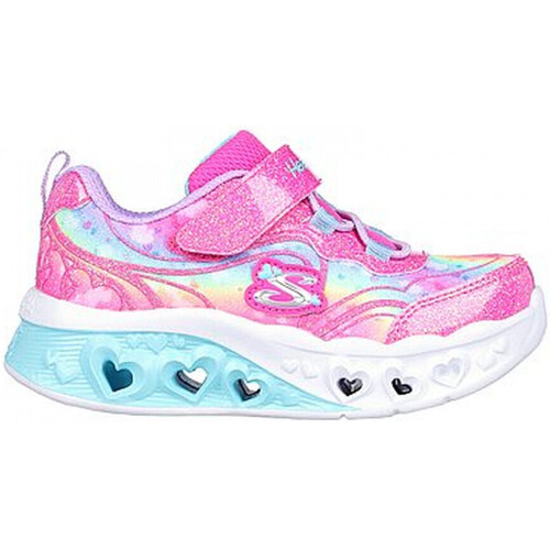 Zapatos Niña Running / trail Skechers Flutter heart lights - groovy Rosa