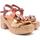 Zapatos Mujer Sandalias Porronet 3063 Marrón