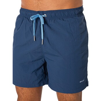 Gant Pantalones Cortos De Natación Con Logo Azul
