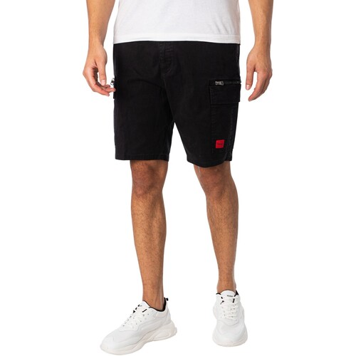 textil Hombre Shorts / Bermudas BOSS Shorts Cargo Johny23d Negro
