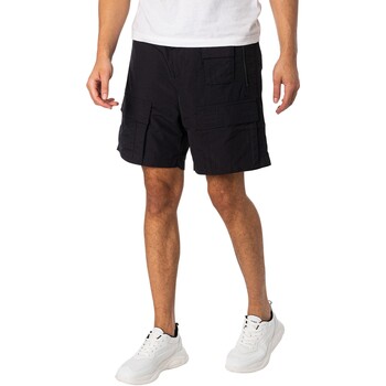 textil Hombre Shorts / Bermudas BOSS Pantalones Cortos Cargo Jad242 Negro