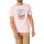 textil Hombre Camisetas manga corta Gant Camiseta Gráfica Lavada Rosa