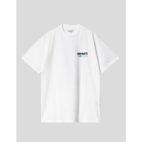 textil Hombre Camisetas manga corta Carhartt CAMISETA   CONTACT SHEET TEE  WHITE Blanco