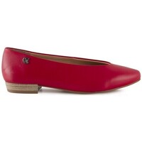 Zapatos Mujer Bailarinas-manoletinas Chamby Bailarinas rojas de piel by Rojo