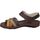 Zapatos Mujer Sandalias Walk & Fly 3861-43170 Marrón
