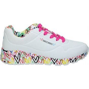 Zapatos Niños Deportivas Moda Skechers 314976L-WMLT Blanco