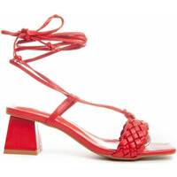 Zapatos Mujer Sandalias Leindia 89305 Rojo