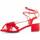 Zapatos Mujer Sandalias Leindia 89314 Rojo