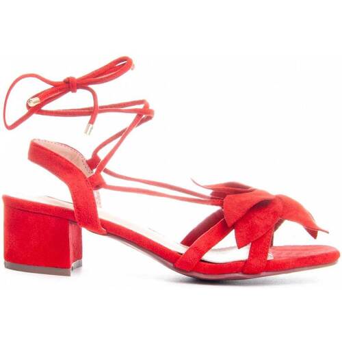 Zapatos Mujer Sandalias Leindia 89314 Rojo