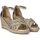 Zapatos Mujer Alpargatas Xti 142774 Oro