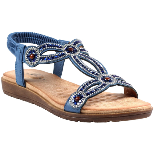 Zapatos Mujer Sandalias Lunar GS661 Azul