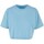 textil Mujer Camisetas manga corta Build Your Brand RW9837 Azul
