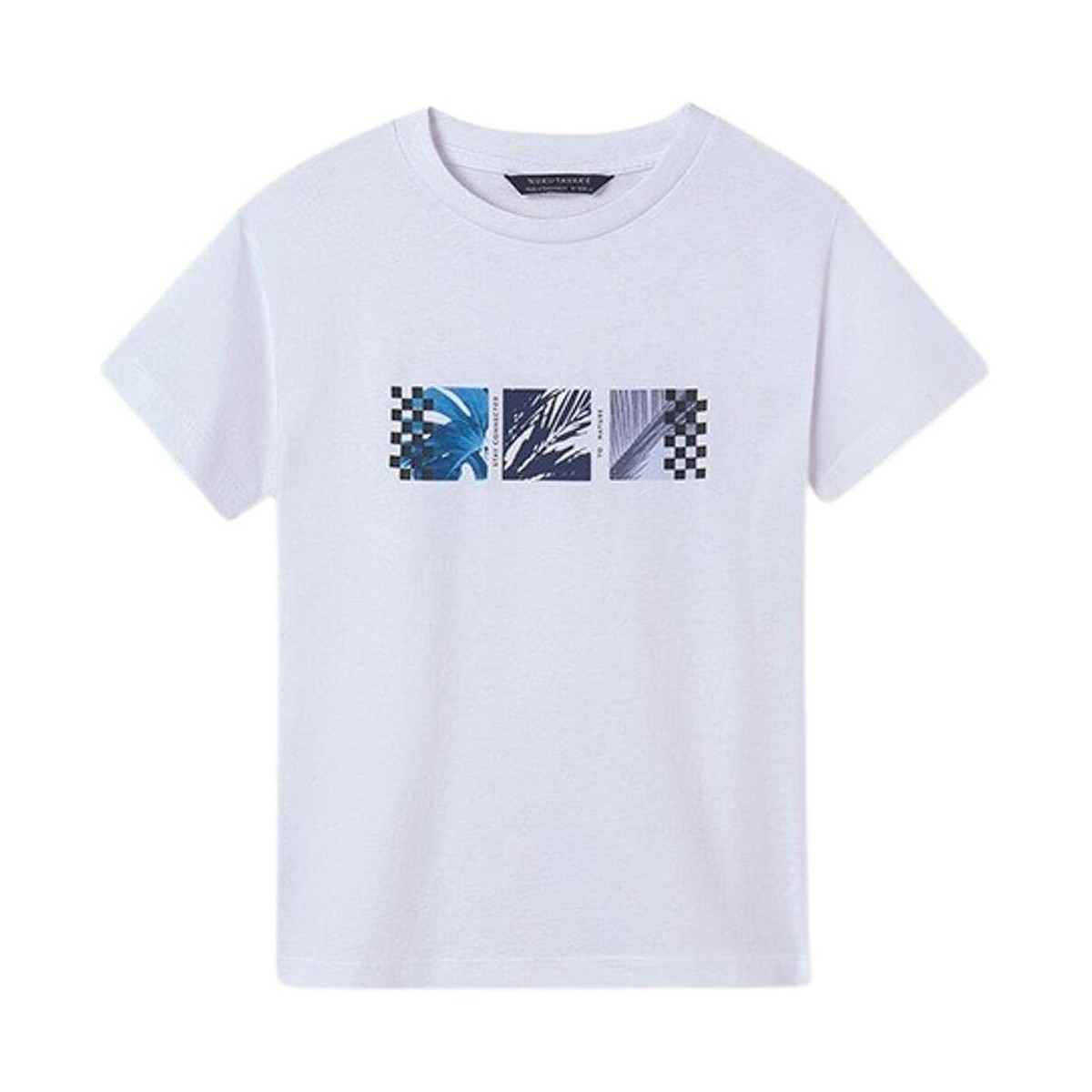 textil Niño Tops y Camisetas Mayoral Set 2 camisetas Marino Azul