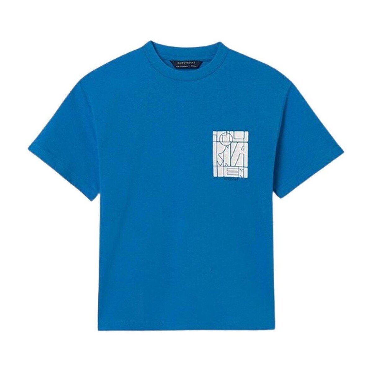 textil Niño Tops y Camisetas Mayoral Camiseta m/c anyone Azul