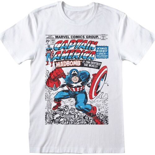 textil Hombre Camisetas manga larga Capitan America MAR00528TSW Multicolor
