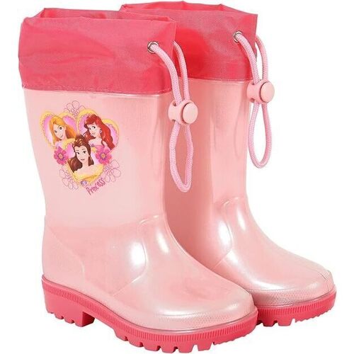 Zapatos Botas de agua Princesas  Rosa