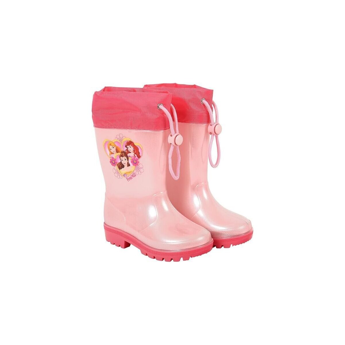 Zapatos Botas de agua Princesas  Rosa