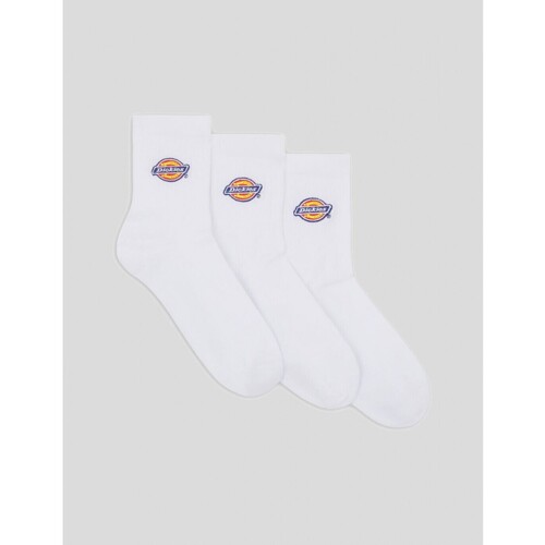Ropa interior Hombre Calcetines Dickies CALCETINES  VALLEY GROVE MID SOCKS  WHITE Blanco