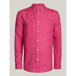 textil Hombre Camisas manga larga Tommy Hilfiger MW0MW34602 Rojo