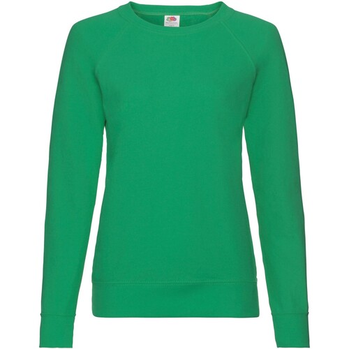 textil Mujer Sudaderas Fruit Of The Loom SS960 Verde