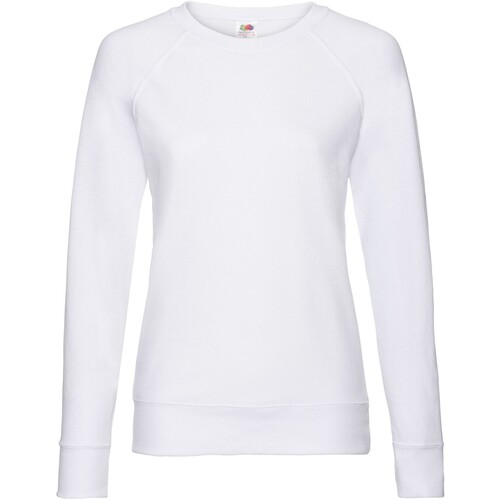 textil Mujer Sudaderas Fruit Of The Loom SS960 Blanco