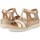 Zapatos Mujer Sandalias Vale In 255817 Oro